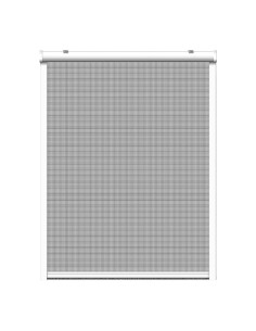 Mosquitera enrollable, blanca, 130 x 160 cm