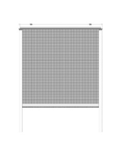 Mosquitera enrollable, blanca, 130 x 160 cm 2