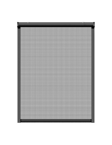 Mosquitera enrollable, antracita, 130 x 160 cm