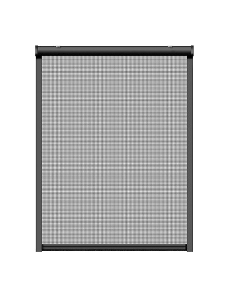 Mosquitera enrollable, antracita, 130 x 160 cm