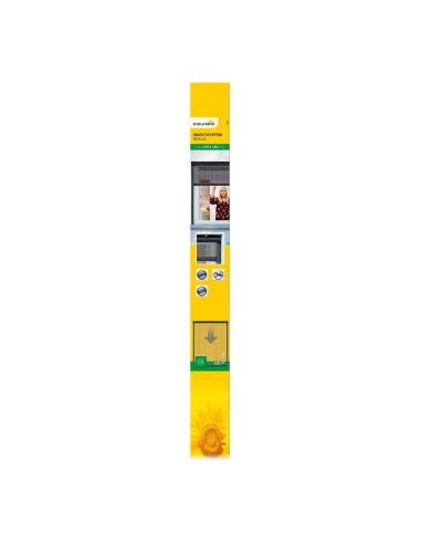 Mosquitera enrollable, antracita, 130 x 160 cm