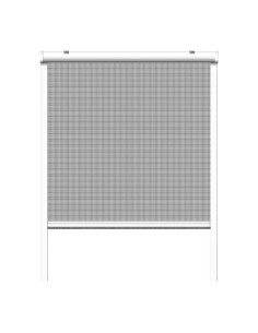 Mosquitera enrollable, blanca, 160 x 160 cm 2