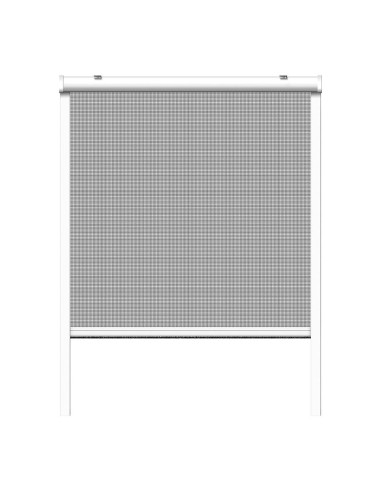 Mosquitera enrollable, blanca, 160 x 160 cm