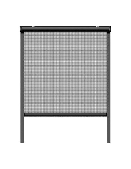 Mosquitera enrollable, antracita, 160 x 160 cm