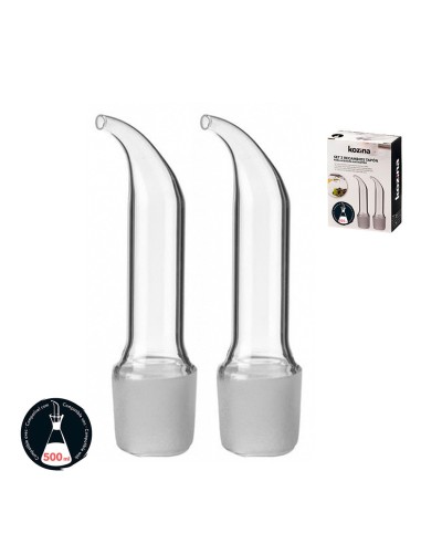 Tapón recambio para aceitera antigoteo 500 ml, 2 uds