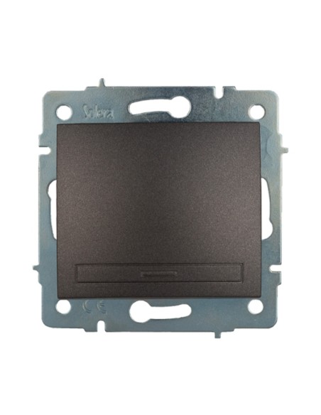 Conmutador interruptor empotrar sin marco 10ax 250 v~ grafito