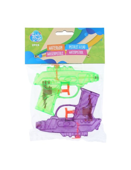 Pistola de agua 11,5 cm, colores surtidos, 2 uds