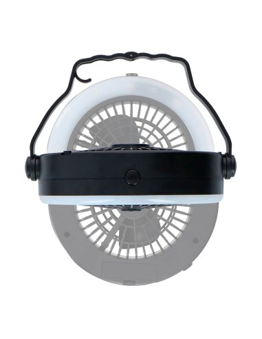 Luz y ventilador a pilas, ø19,5 x 6,3 cm