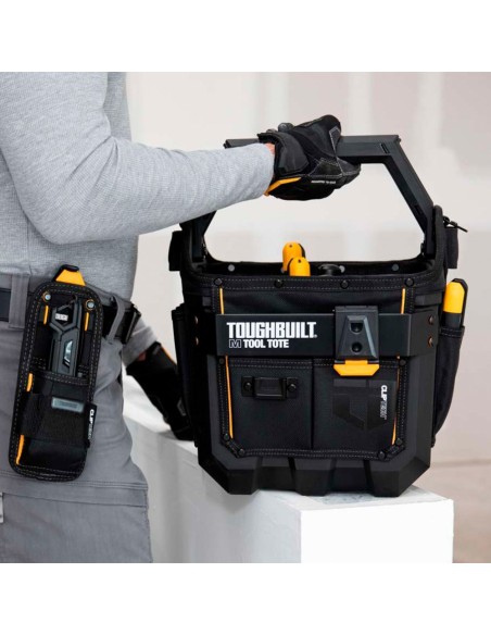 Cesta transporte herramientas m 30 cm cuerpo duro cliptech