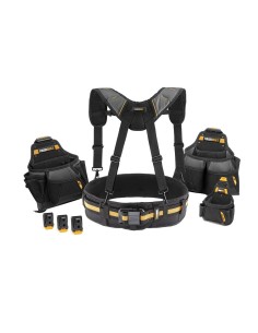 Cinturón portaherramientas constructor pro, set 4 piezas cliptech