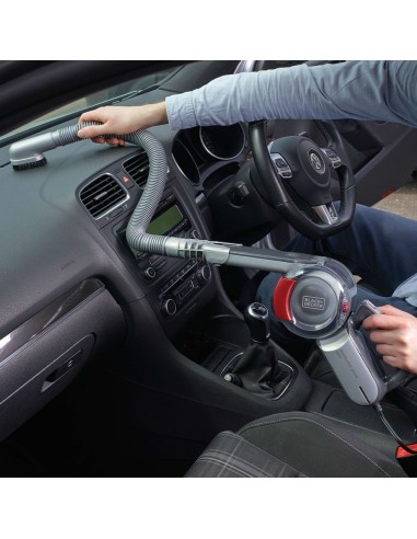 Aspirador coche pivotante, 12 v, con accesorios