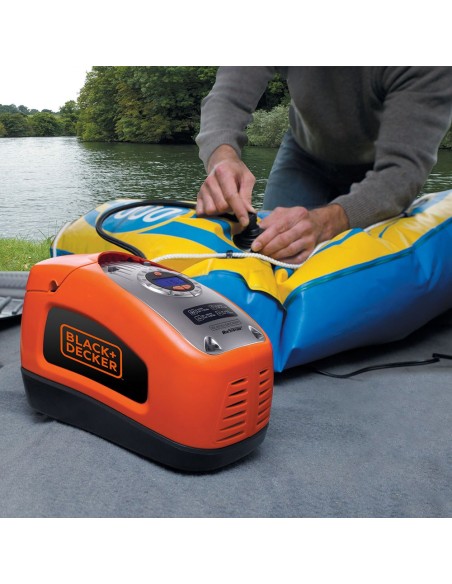 Inflador de aire 230 v ca y 12 v cc con accesorios, 11,03 bar
