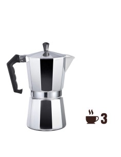 Cafetera de aluminio 3 tazas