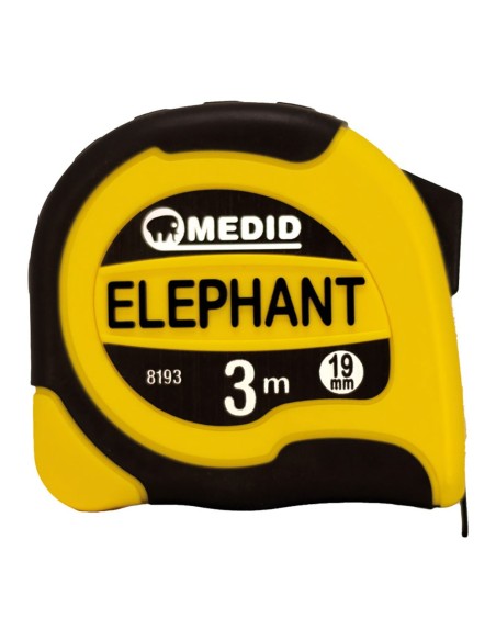 Flexómetro elephant bimaterial 3 m x 19 mm