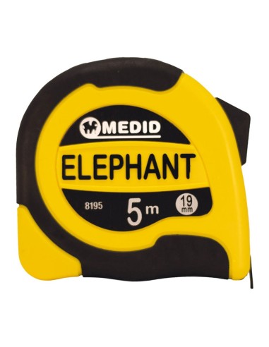 Flexómetro elephant bimaterial 5 m x 19 mm