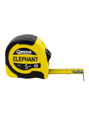 Flexómetro elephant bimaterial 5 m x 25 mm