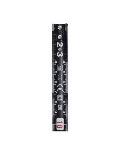 Flexómetro triple black bimaterial 3 m x 16 mm 2