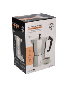 Cafetera de aluminio 6 tazas 2
