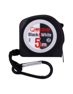 Flexómetro black & white 5 m x 28 mm