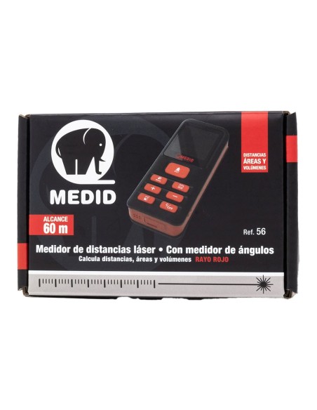 Medidor de distancia láser rojo 60 m