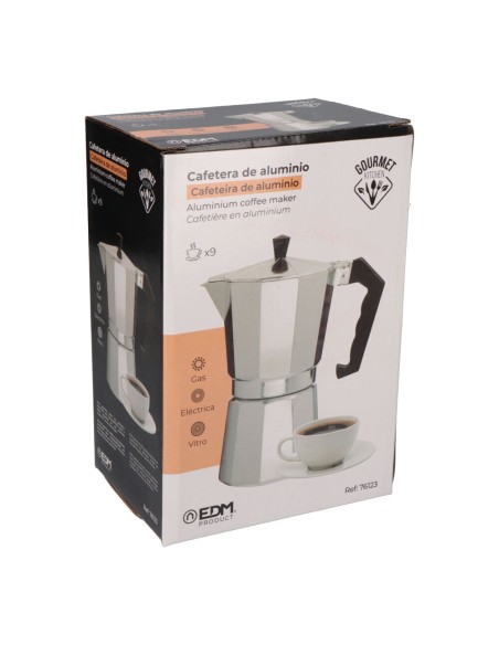 Cafetera de aluminio 9 tazas
