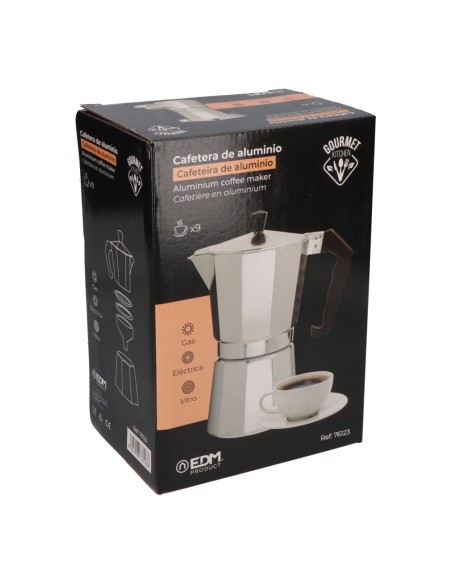 Cafetera de aluminio 9 tazas