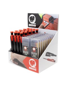 Marcador portaminas + recambios, expositor 20 + 20 uds
