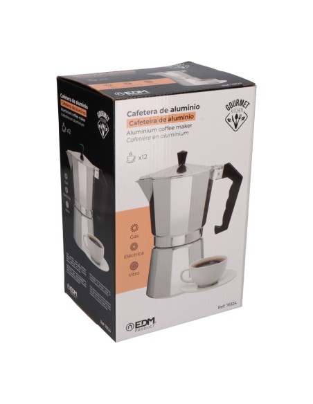 Cafetera de aluminio 12 tazas