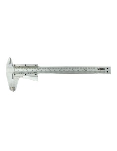 Calibre de acero al carbono mate, 150 mm