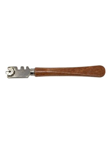 Cortador de vidrio con mango de madera profesional