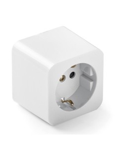 Base de superficie cuadrada tt 16a 250 v, blanca