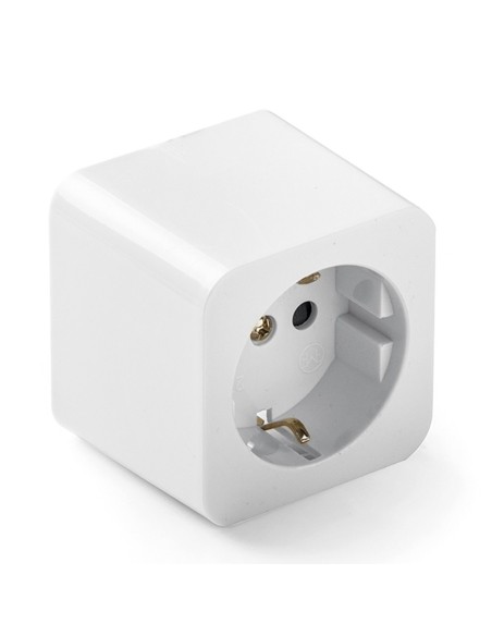 Base de superficie cuadrada tt 16a 250 v, blanca