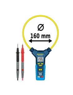 Pinza amperimétrica digital flexible pan 3000a+