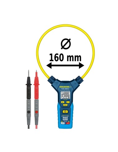 Pinza amperimétrica digital flexible pan 3000a+