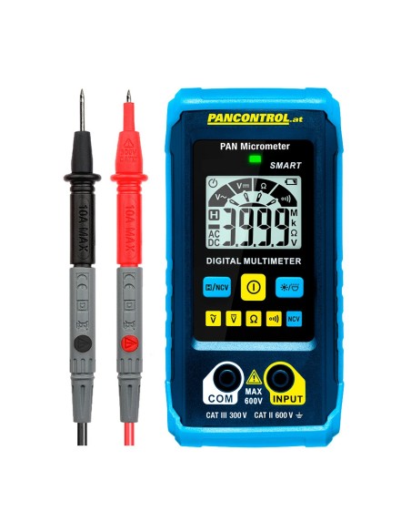 Multímetro digital de bolsillo pan micrometer cat iii 300 v