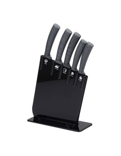 Cuchillos de acero inoxidable, jarama gt black, set 6 piezas