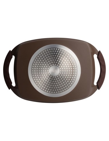Asador de aluminio forjado natur, 37,5 x 23,5 cm