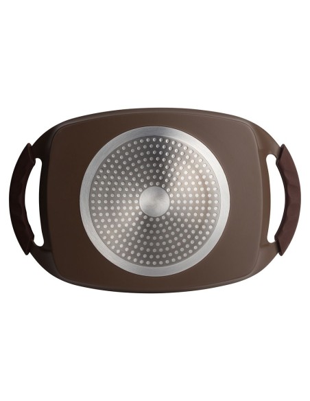 Asador de aluminio forjado natur, 37,5 x 23,5 cm