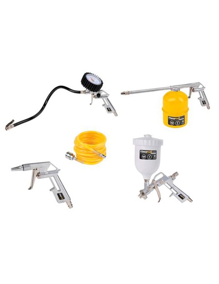 Accesorios compresor básico, juego 5 piezas