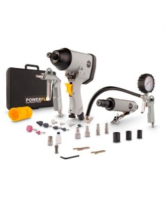 Kit herramientas neumáticas, juego 25 piezas