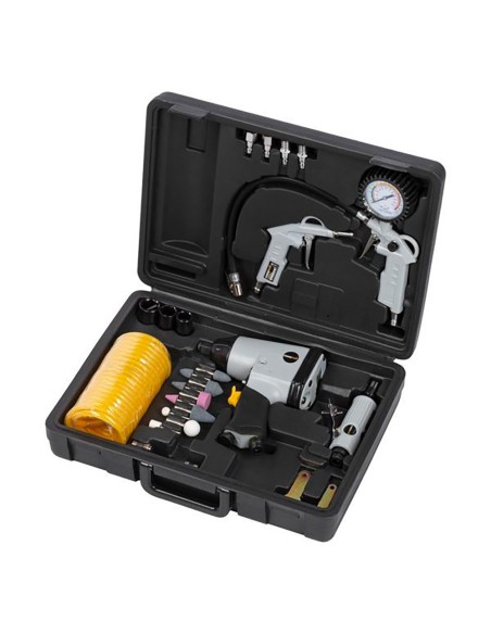 Kit herramientas neumáticas, juego 25 piezas