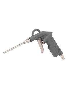 Pistola de sopletear neumática con pico largo de 10 cm