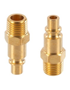 Conectores orion latón macho rosca macho ¼ pulg, 2 uds 2