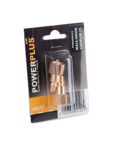 Conectores orion latón macho rosca hembra ¼ pulg, 2 uds