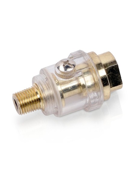 Mini lubricador aire comprimido latón en línea ¼ pulg