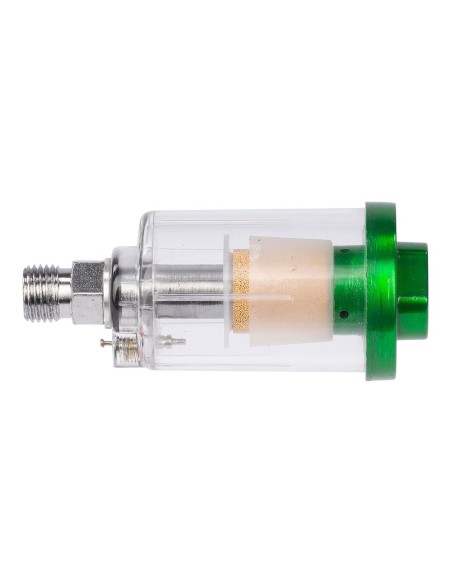 Mini filtro aire comprimido en línea ¼ pulg