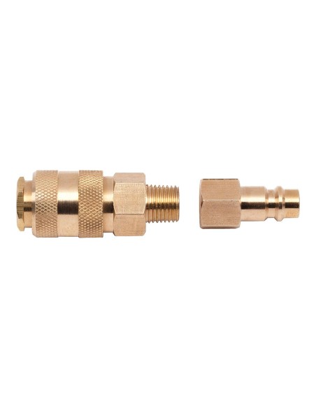 Conectores adaptador euro macho / orion hembra ¼ pulg, 2 piezas