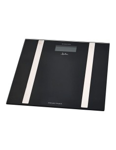 Báscula de baño analizadora corporal negra, máximo 180 kg 2
