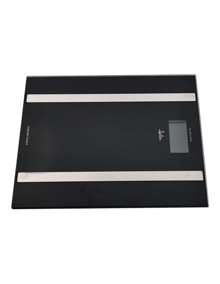 Báscula de baño analizadora corporal negra, máximo 180 kg