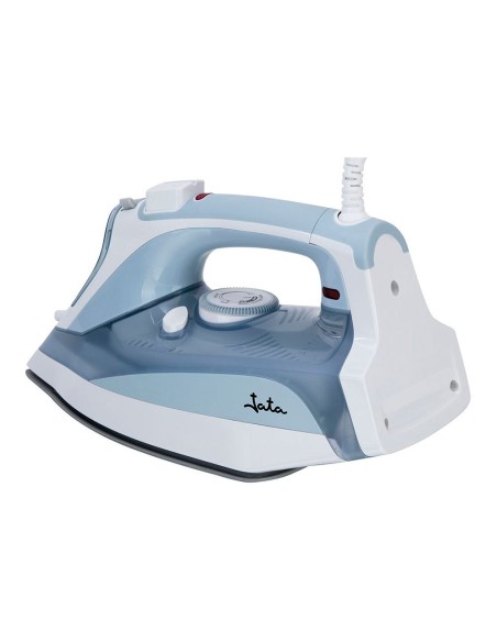 Plancha de vapor cerámica 3000 w, azul y blanca